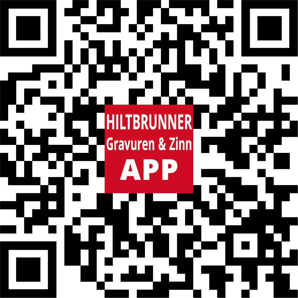 Hiltbrunner Gravuren & Zinn App - auch mobil alles im Griff
